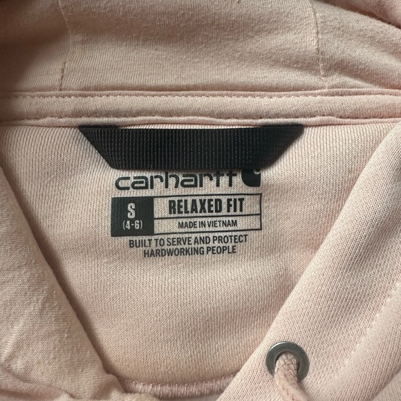 Carhartt Women's Pink Hoodie - Picture 2 of 2